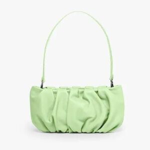 Price Firm - STAUD Leather Bean Bag - Agave